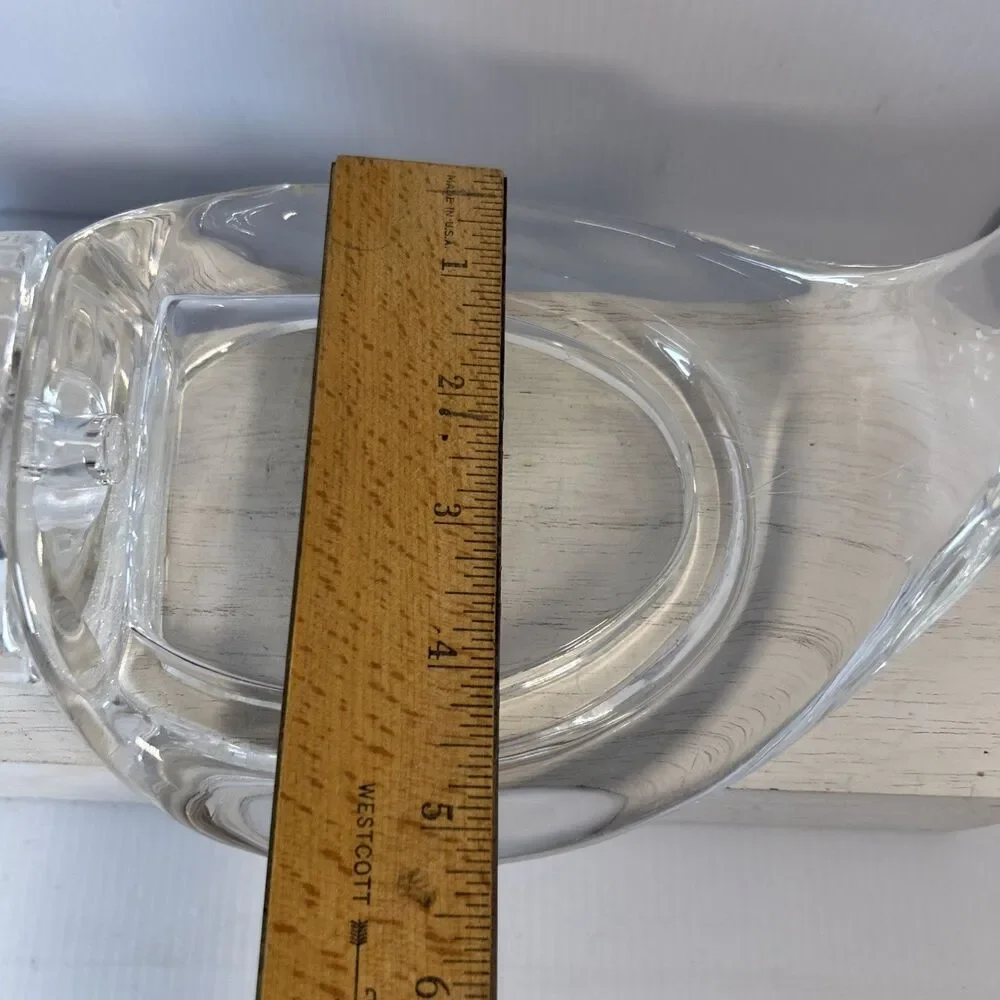 Vintage Lucite Acrylic Swan Towel Holder Clear Mid-century Modern Bath Kitchen